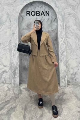 ست کت و دامن شانتون نائومی