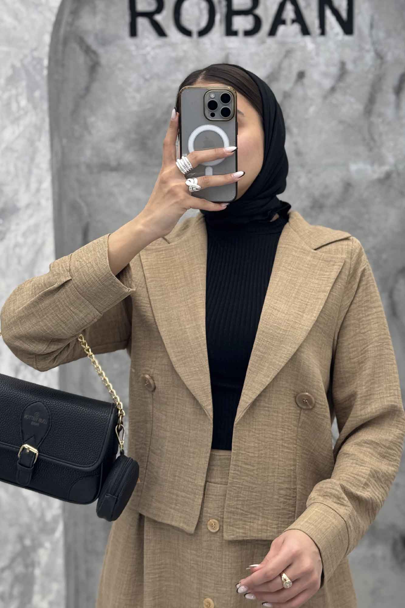 ست کت و دامن شانتون نائومی