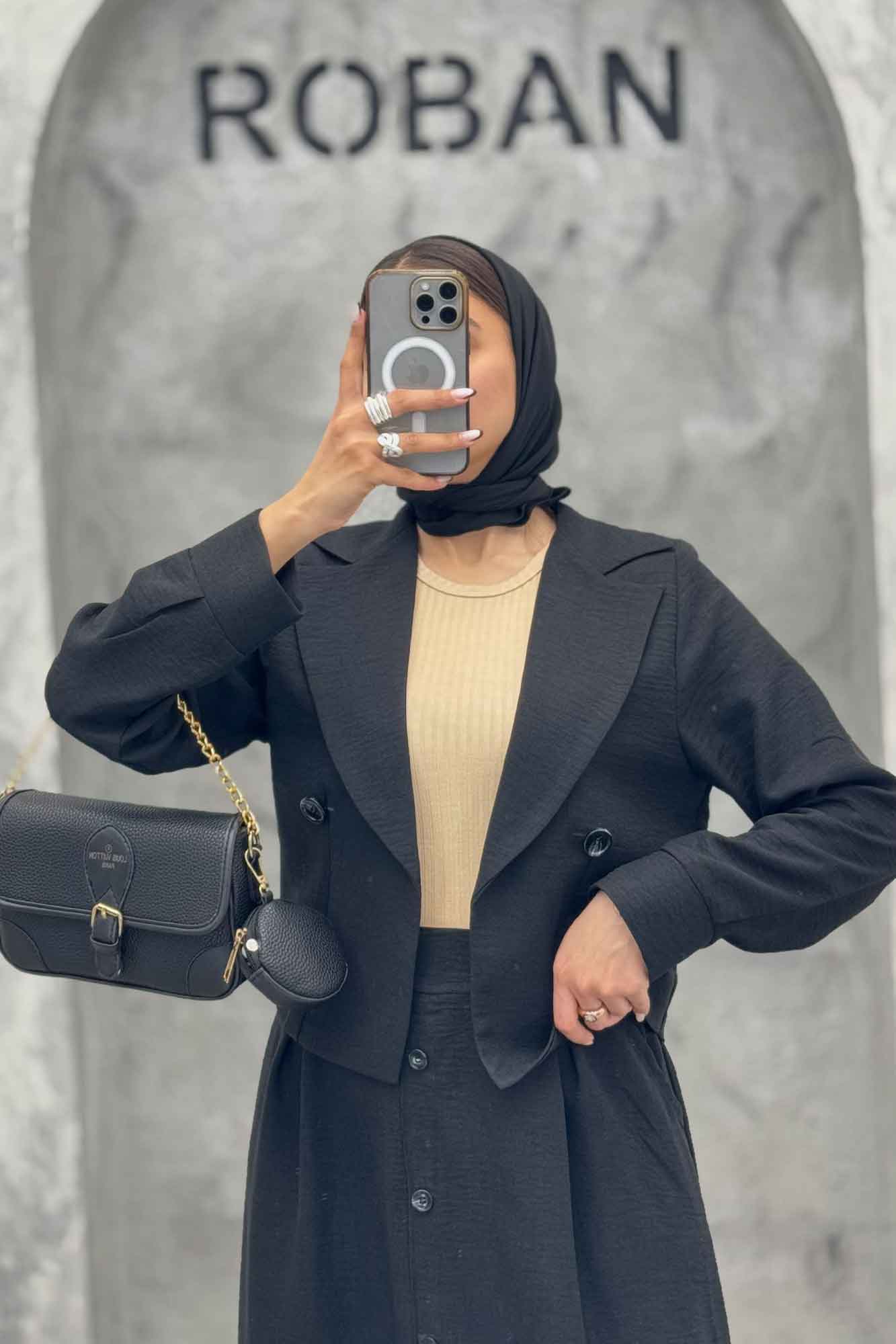 ست کت و دامن شانتون نائومی