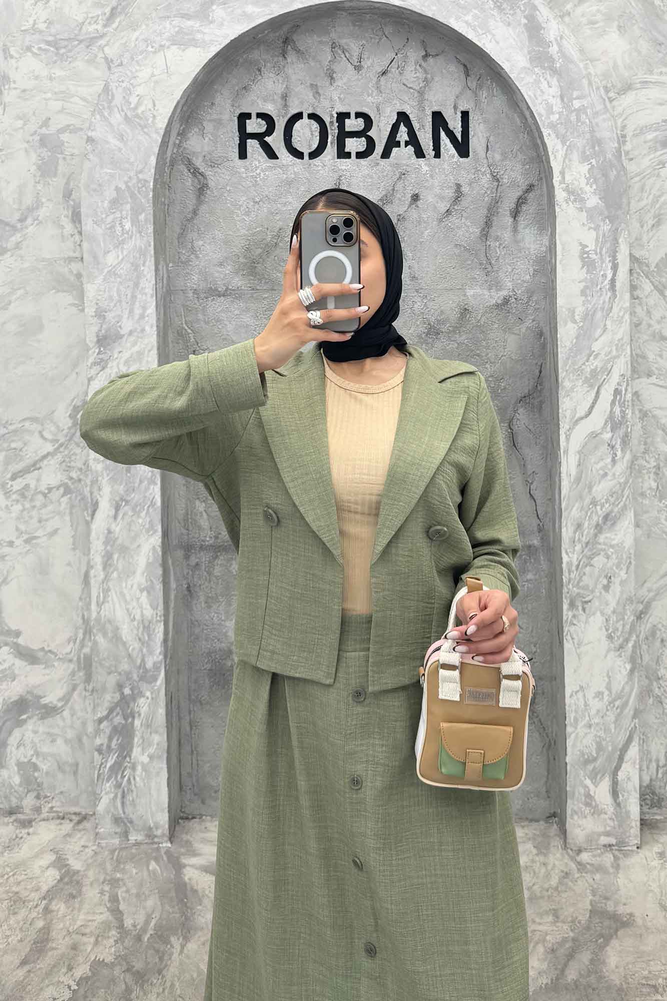 ست کت و دامن شانتون نائومی