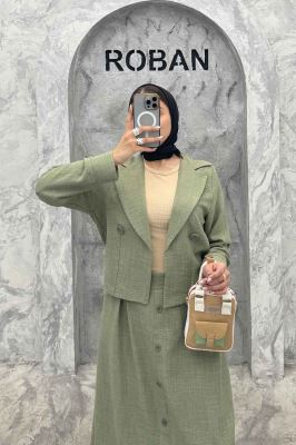 ست کت و دامن شانتون نائومی