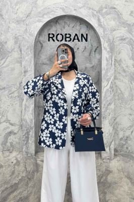 کت ژاکارد طرح گل