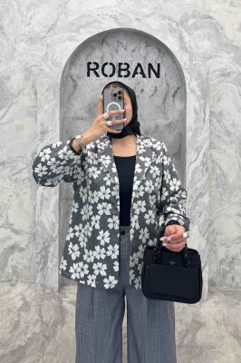 کت ژاکارد طرح گل