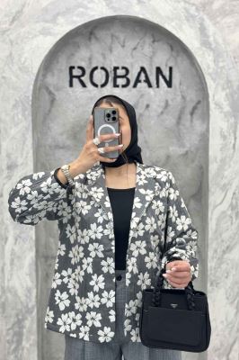 کت ژاکارد طرح گل