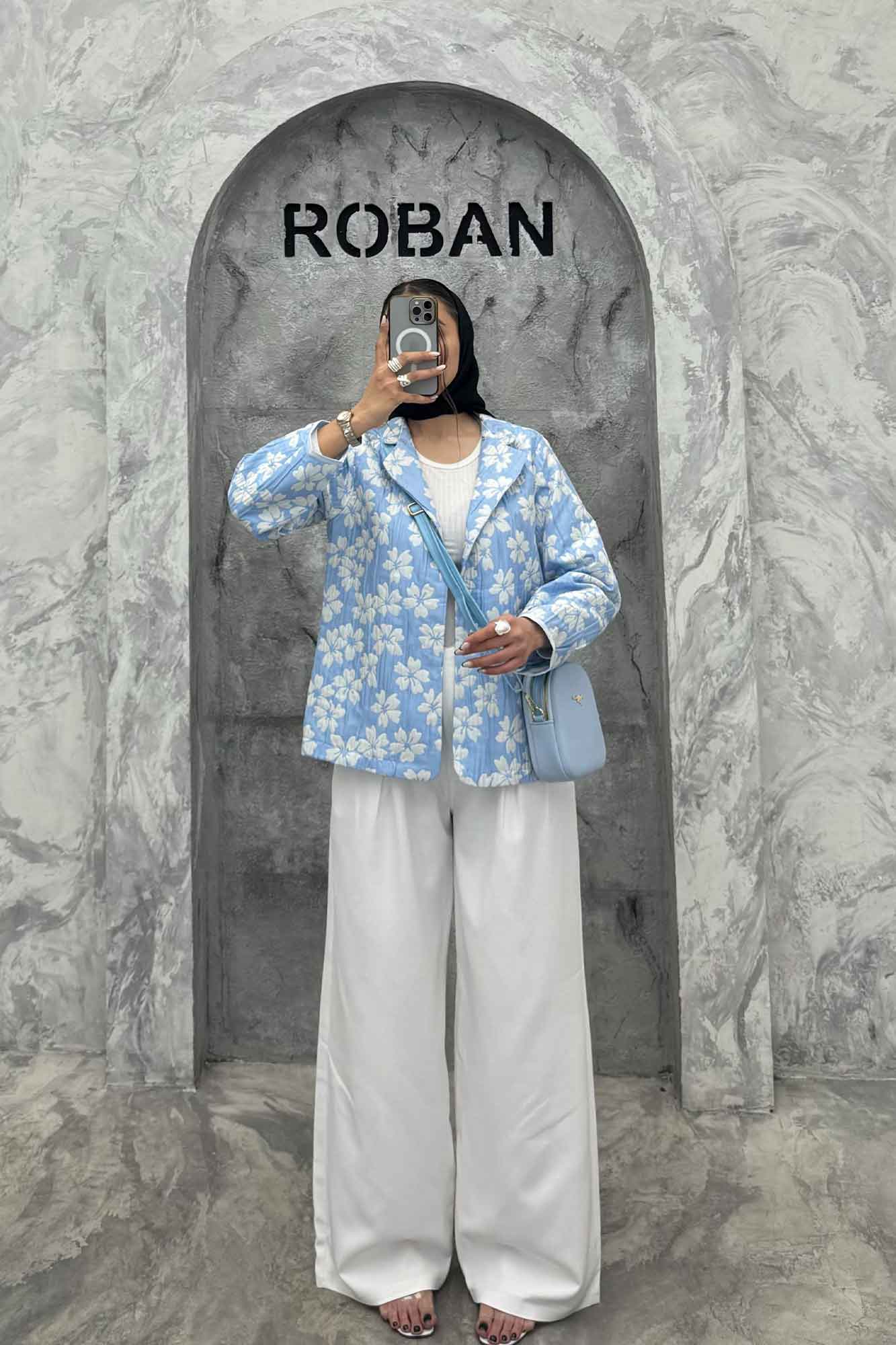 کت ژاکارد طرح گل