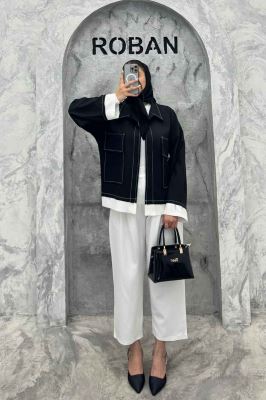 کت بزیاق دو جیب پاکتی پایین کات