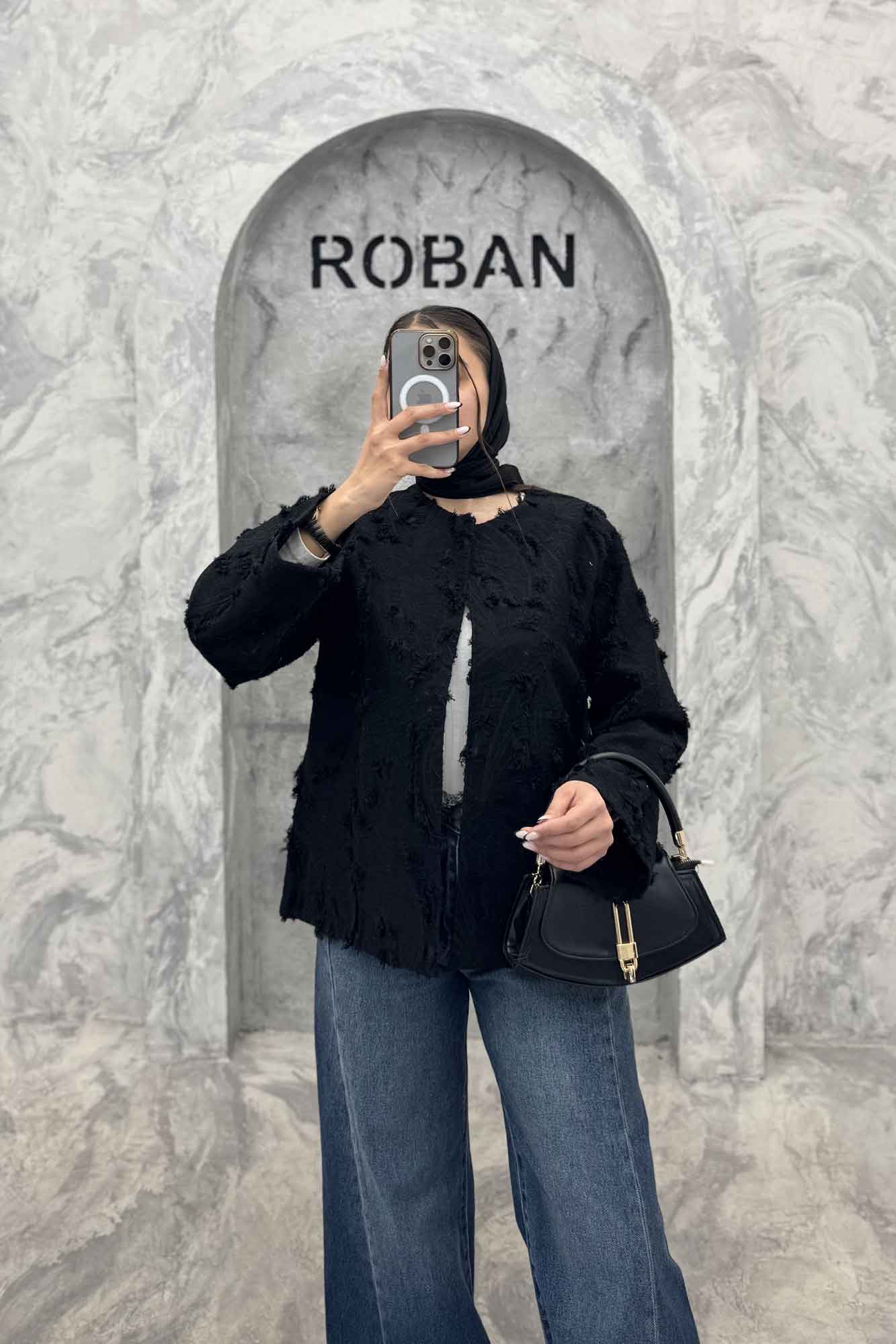 کت ژاکارد زاپدار