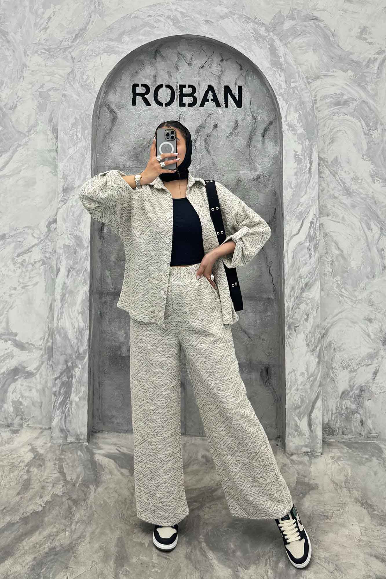 ست شومیز و شلوار بوکله 