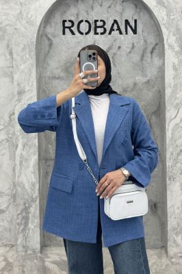 کت شانتون راه راه دو جیب پاکتی رایلی