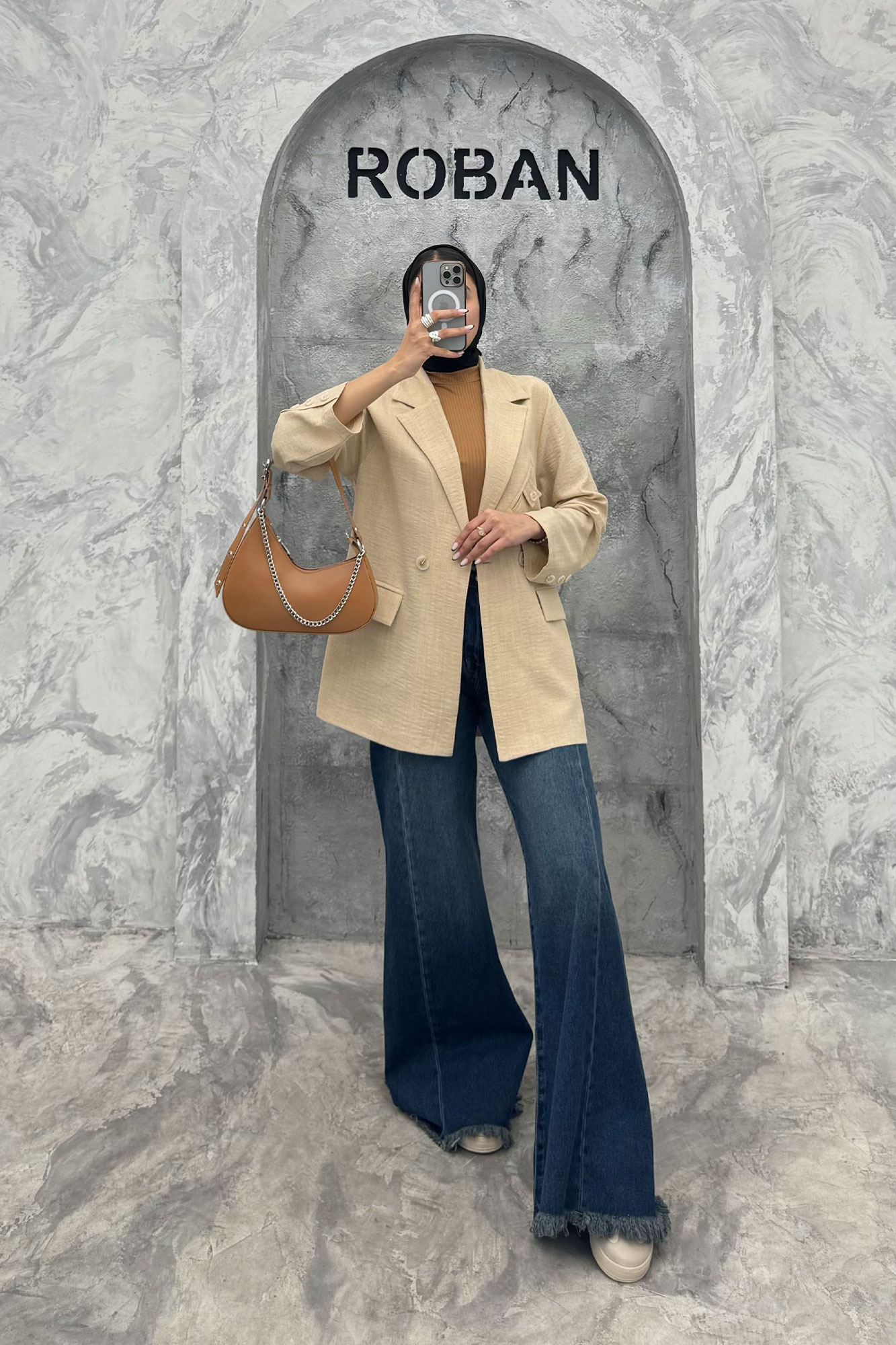 کت شانتون راه راه دو جیب پاکتی رایلی