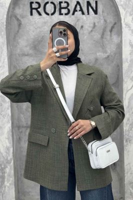 کت شانتون راه راه دو جیب پاکتی رایلی