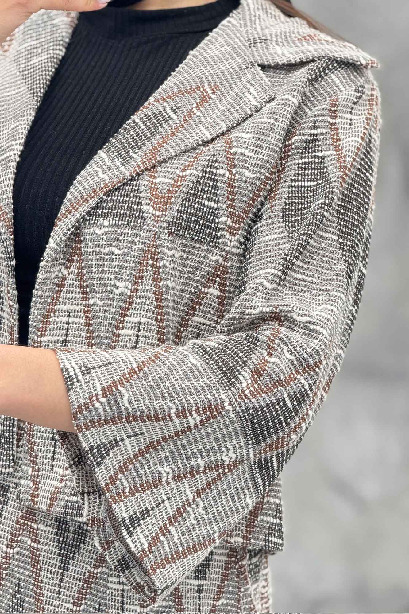 ست کت و دامن ژاکارد مراکشی تامیلا