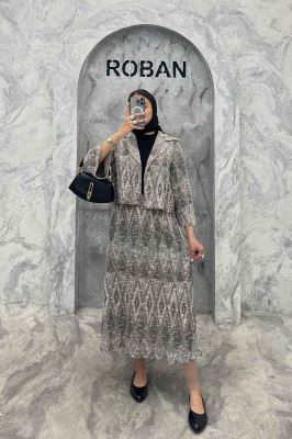 ست کت و دامن ژاکارد مراکشی تامیلا