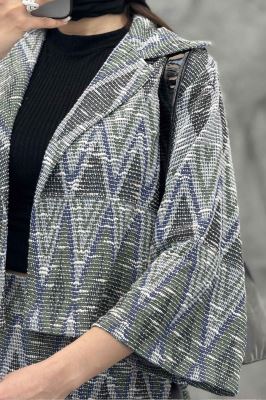 ست کت و دامن ژاکارد مراکشی تامیلا