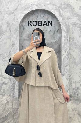 ست کت و دامن خفاشی شانتون مارتا