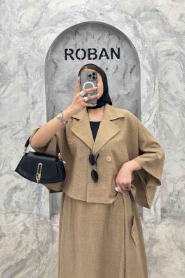 ست کت و دامن خفاشی شانتون مارتا