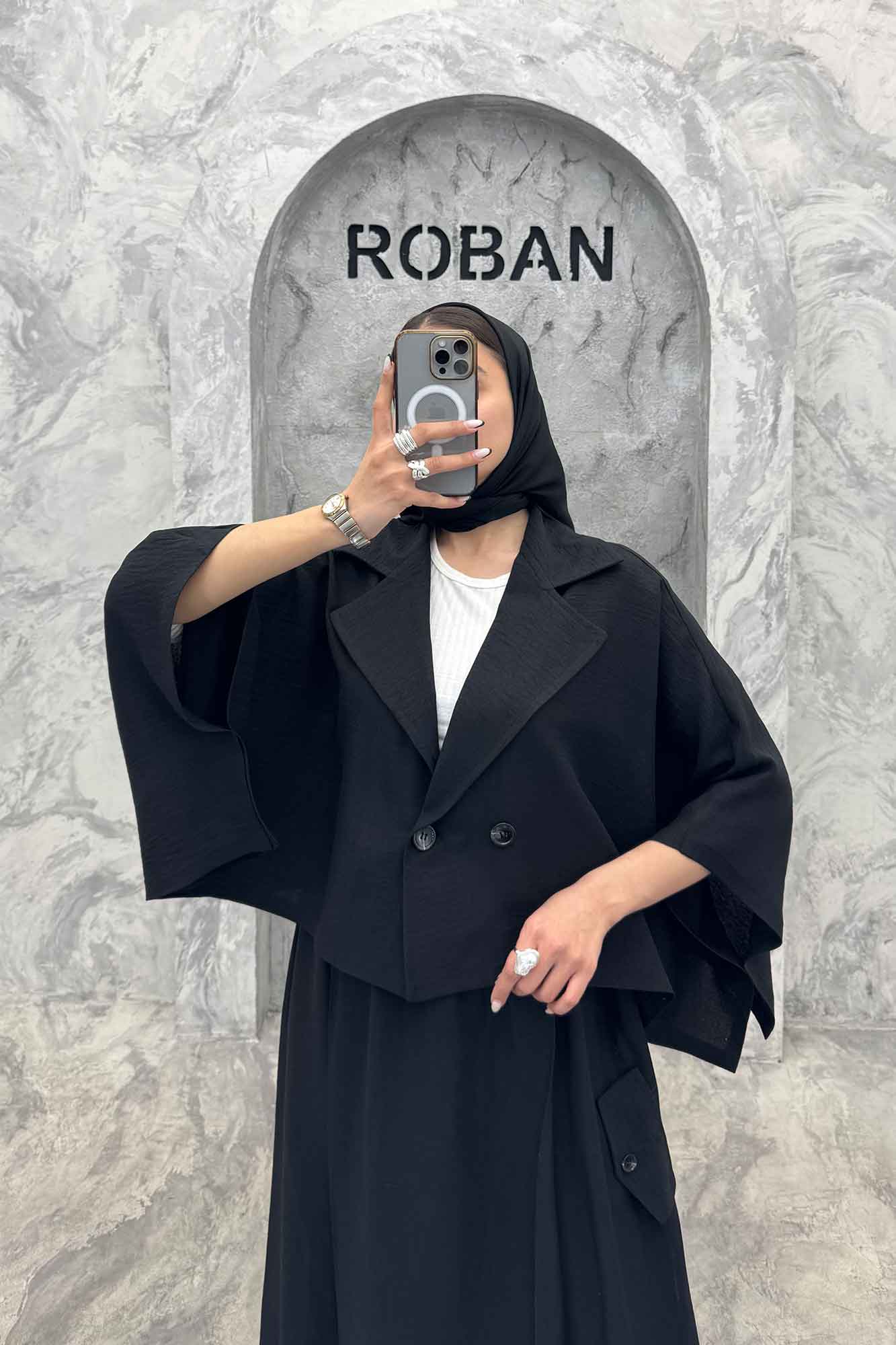 ست کت و دامن خفاشی شانتون مارتا