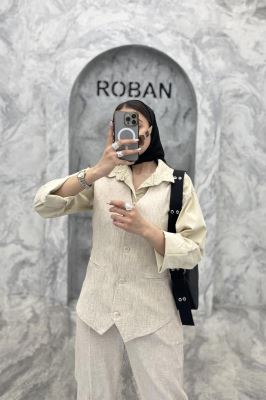 ست وست و شلوار شانتون برفکی هفتی آیلی