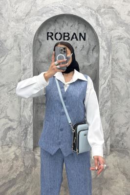 ست وست و شلوار شانتون برفکی هفتی آیلی