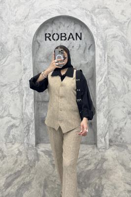 ست وست و شلوار شانتون برفکی هفتی آیلی