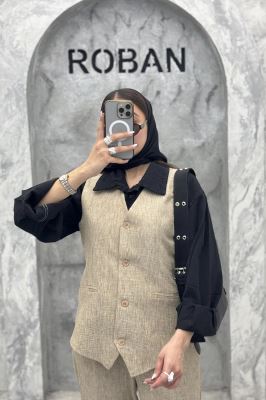 ست وست و شلوار شانتون برفکی هفتی آیلی