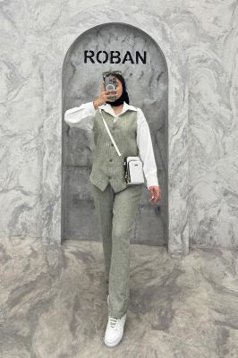 ست وست و شلوار شانتون برفکی هفتی آیلی