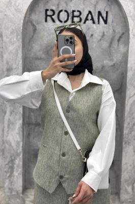 ست وست و شلوار شانتون برفکی هفتی آیلی