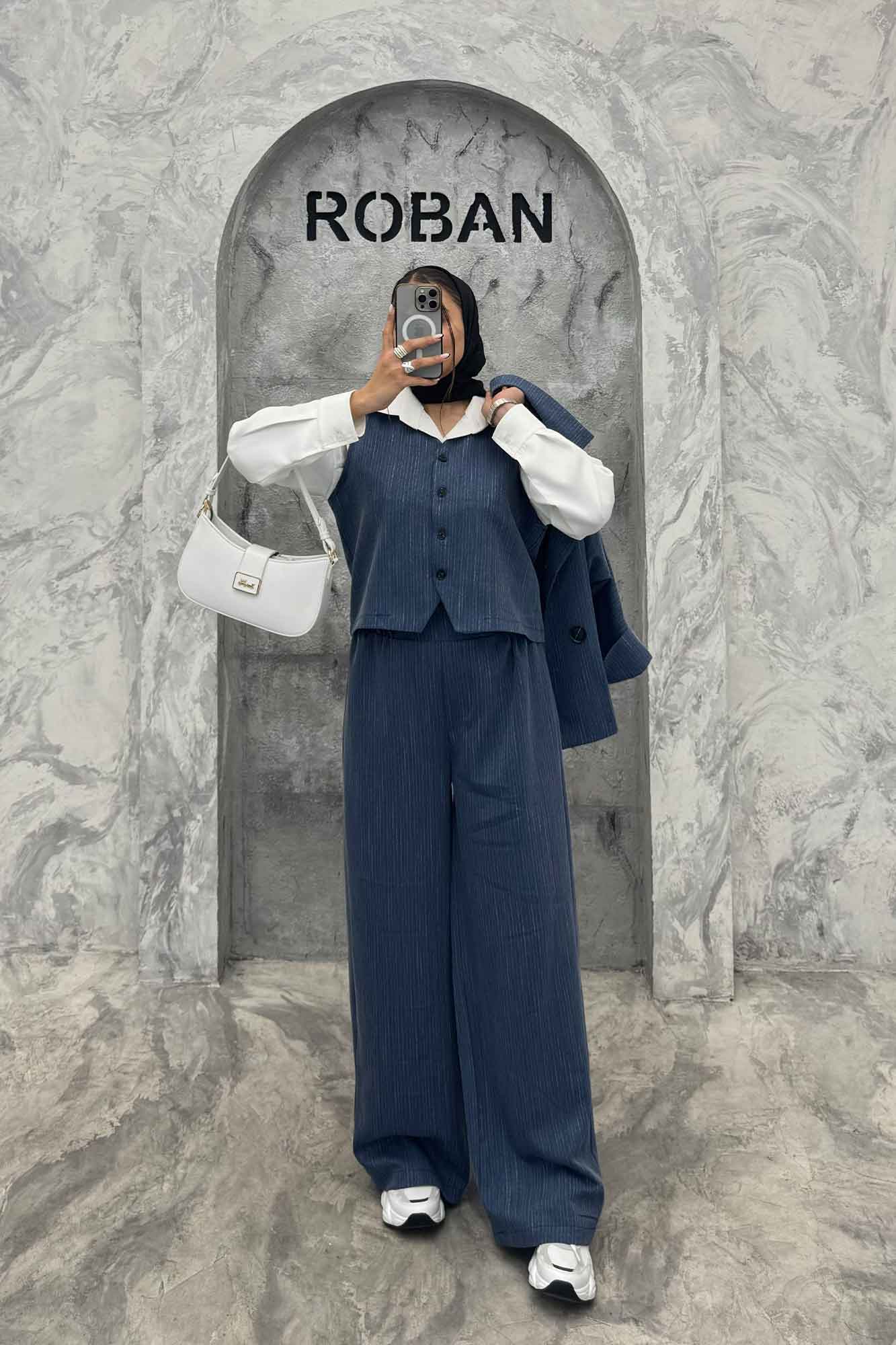 ست کت و شلوار ژیله دار دیپلمات ترک