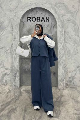 ست کت و شلوار ژیله دار دیپلمات ترک