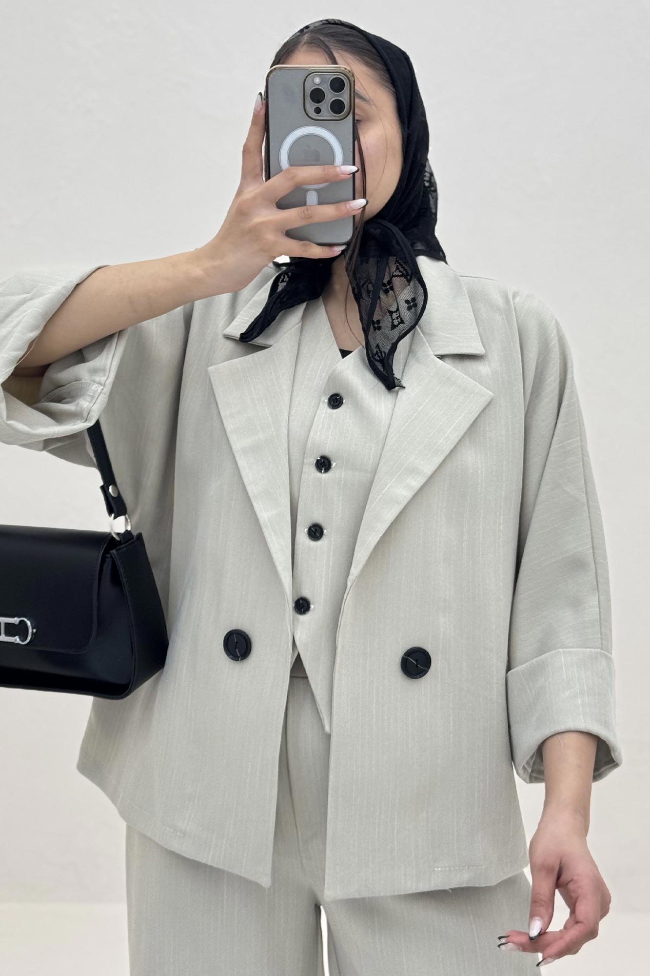 ست کت و شلوار ژیله دار دیپلمات ترک