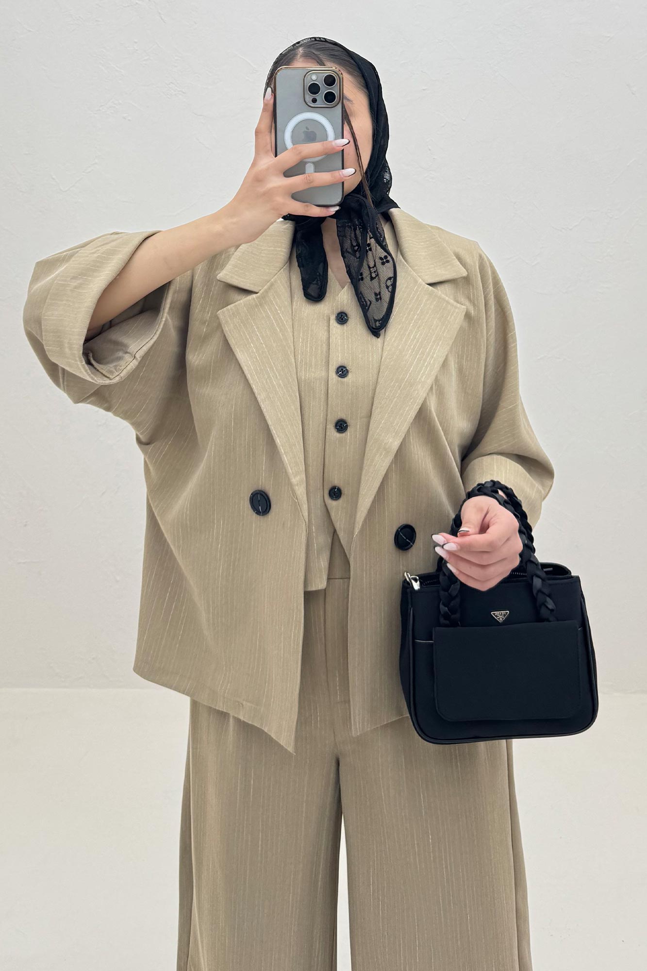 ست کت و شلوار ژیله دار دیپلمات ترک