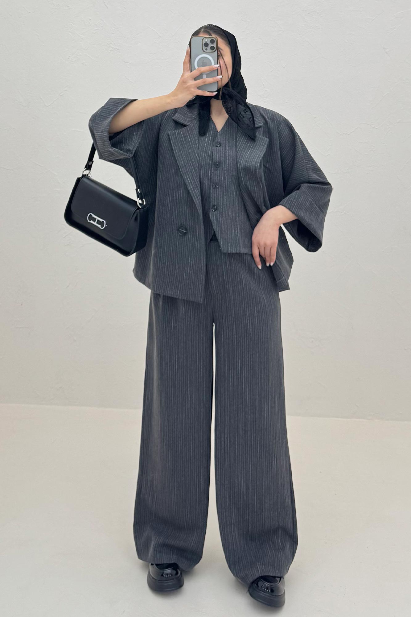 ست کت و شلوار ژیله دار دیپلمات ترک