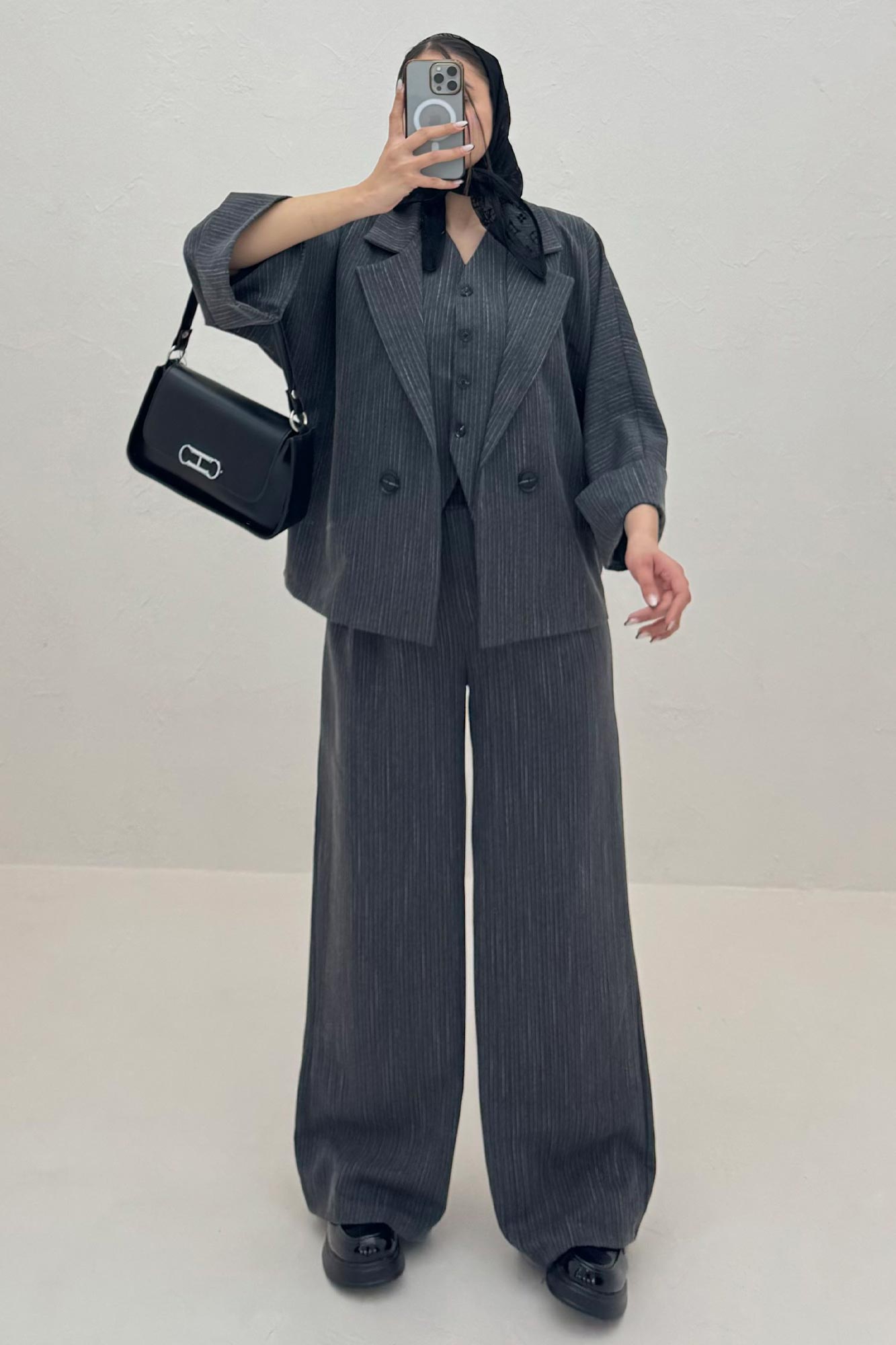 ست کت و شلوار ژیله دار دیپلمات ترک