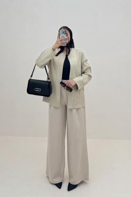 کت ژاکارد مغزی دوزی