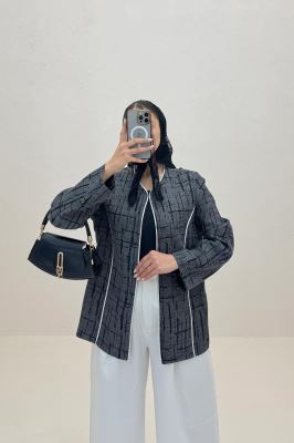 کت ژاکارد مغزی دوزی