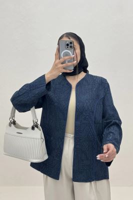 کت ژاکارد مغزی دوزی