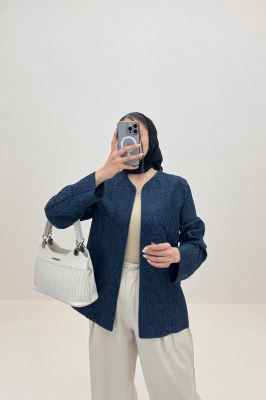 کت ژاکارد مغزی دوزی