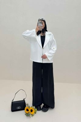 کت مازراتی آستین بلیطی دکمه نما