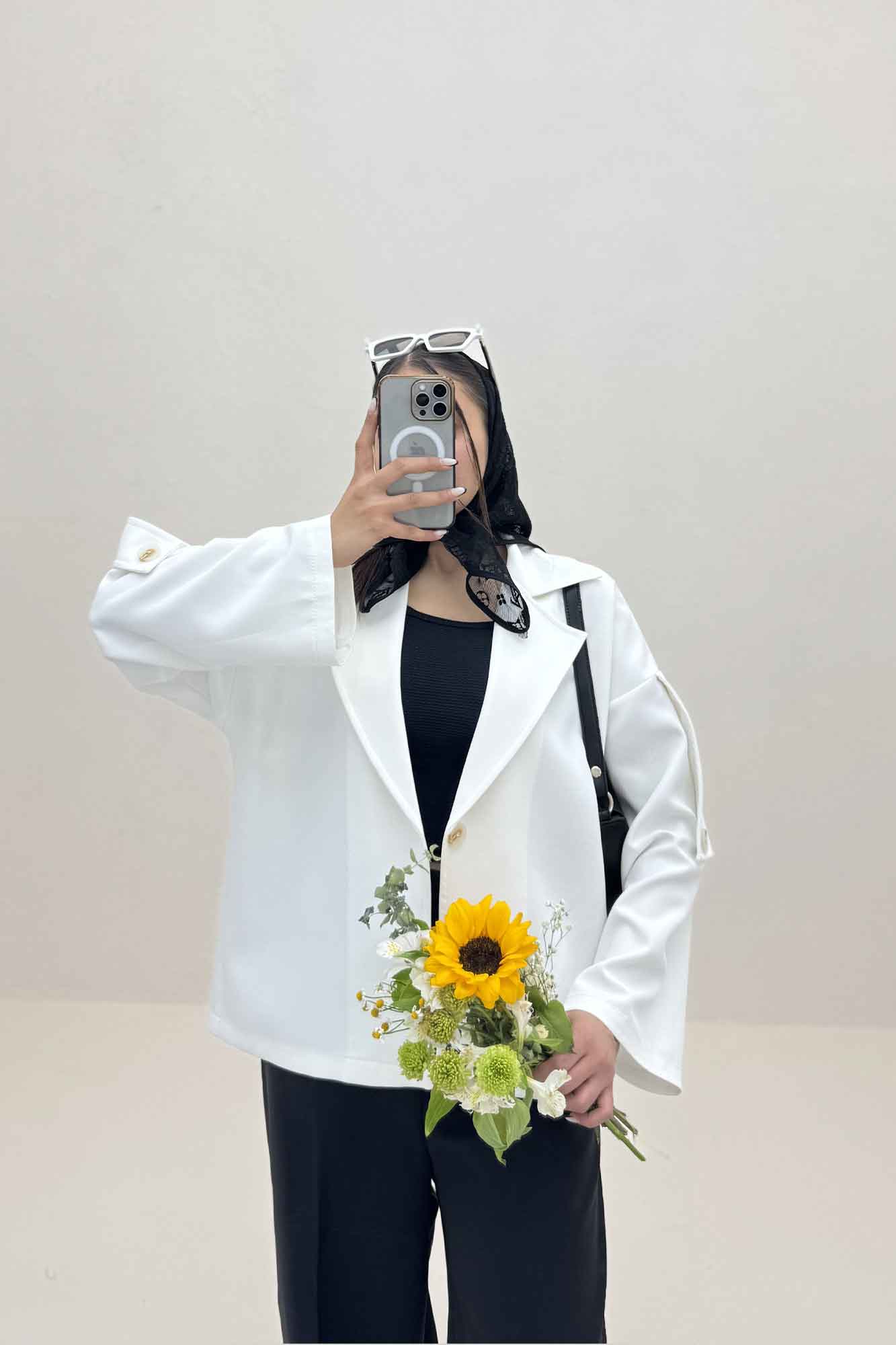 کت مازراتی آستین بلیطی دکمه نما