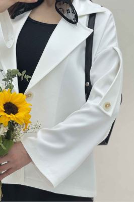 کت مازراتی آستین بلیطی دکمه نما