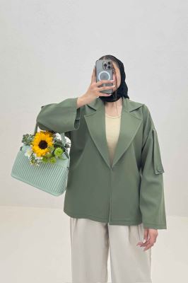 کت مازراتی آستین بلیطی دکمه نما