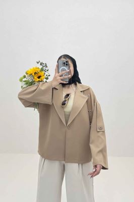 کت مازراتی آستین بلیطی دکمه نما