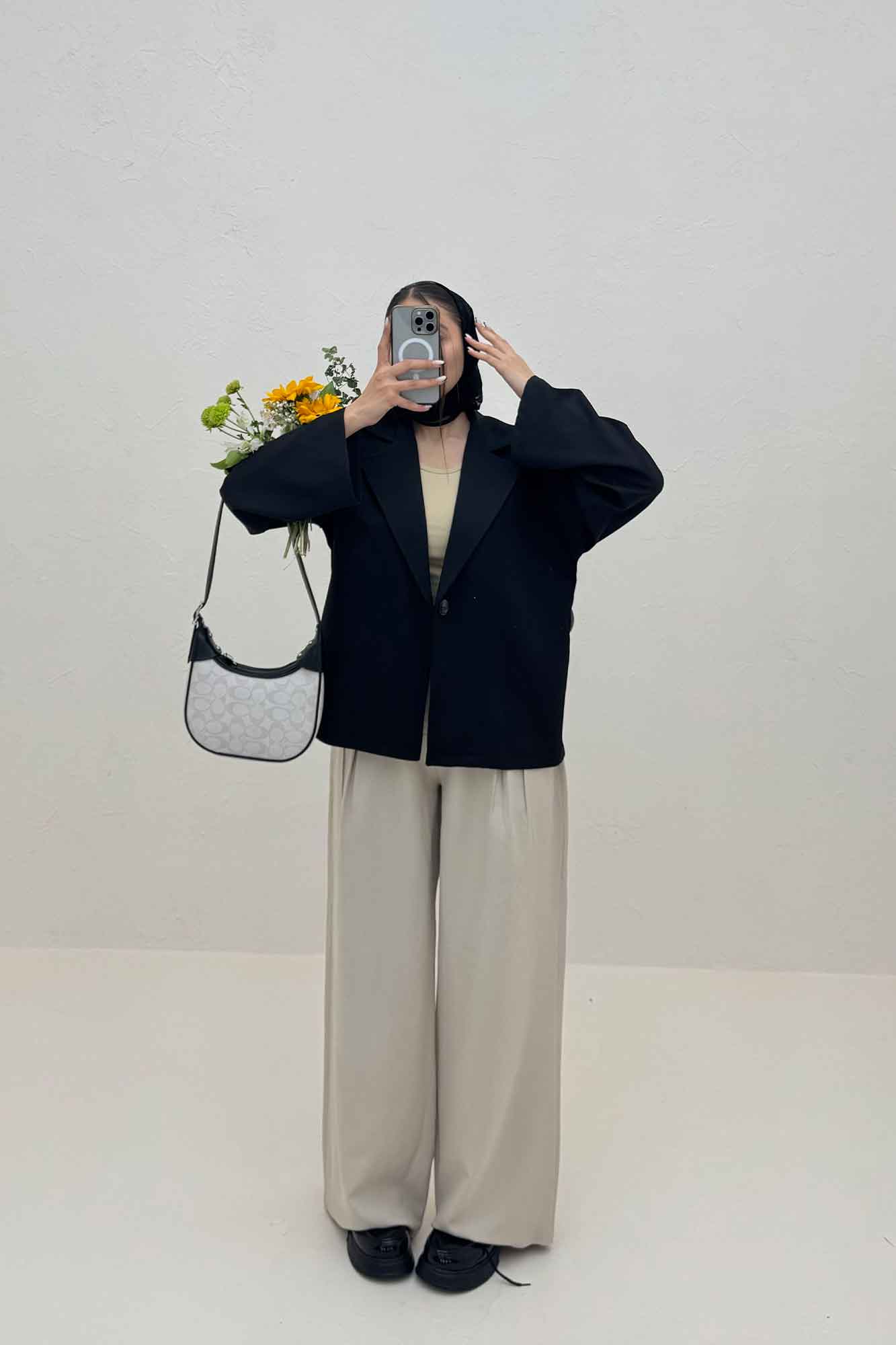 کت مازراتی آستین بلیطی دکمه نما