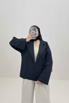 کت مازراتی آستین بلیطی دکمه نما