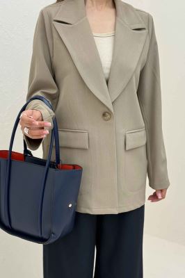 کت بزیاق یقه انگلیسی لایسا