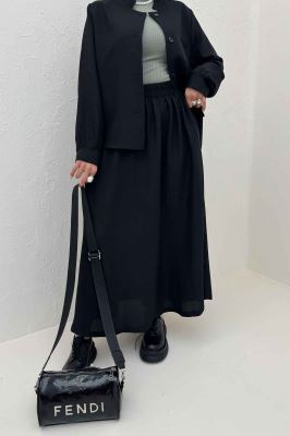 ست شانتون کت و دامن کلوش دافنه