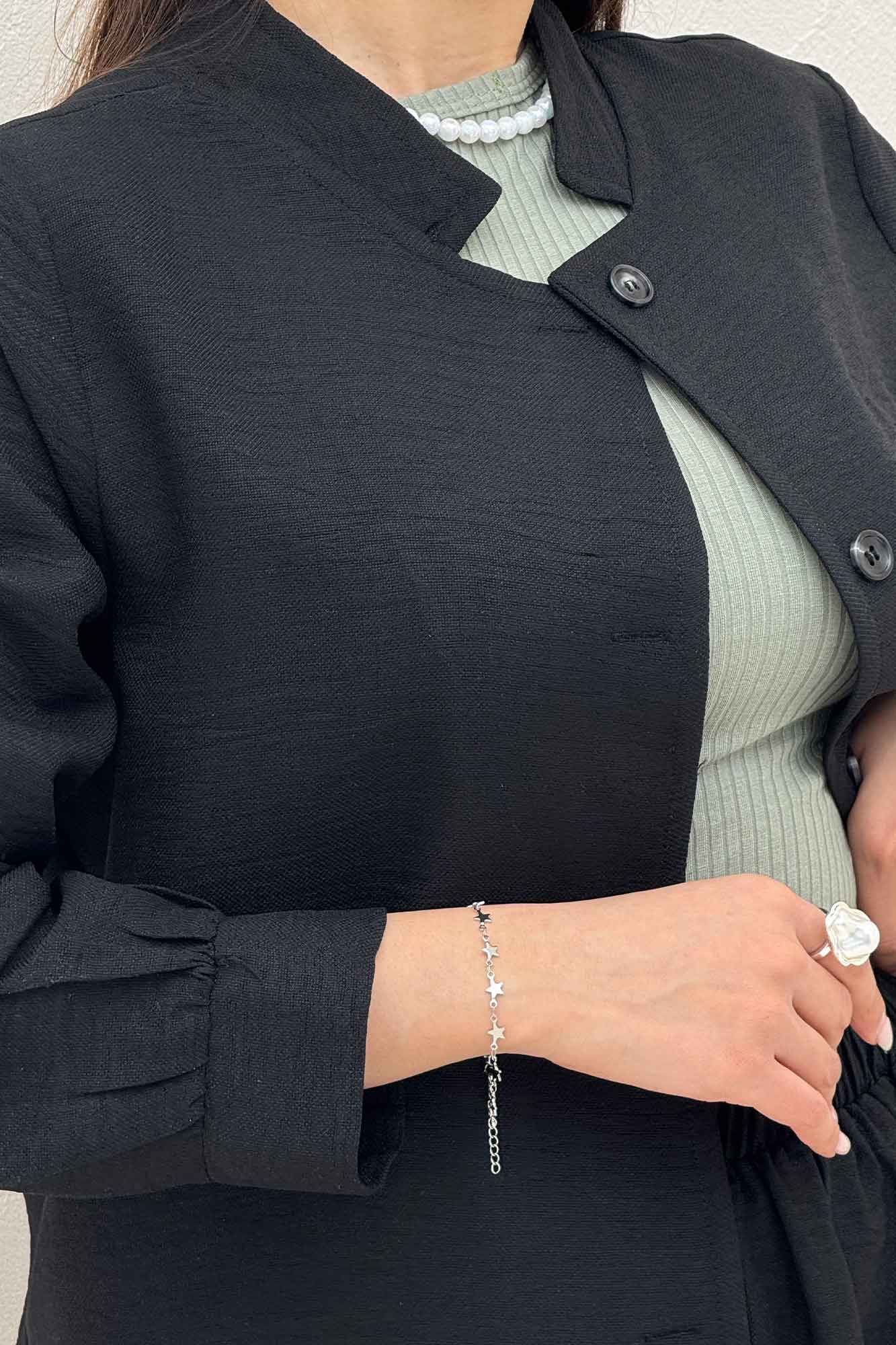 ست شانتون کت و دامن کلوش دافنه