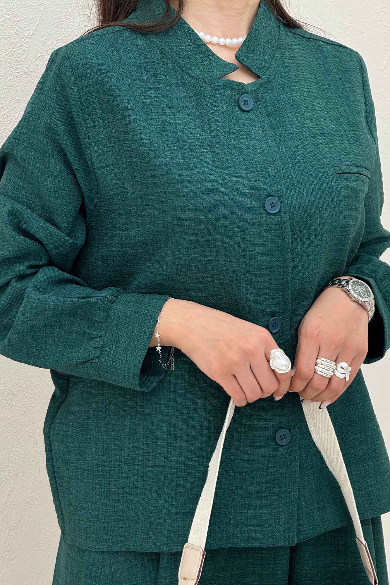 ست شانتون کت و دامن کلوش دافنه