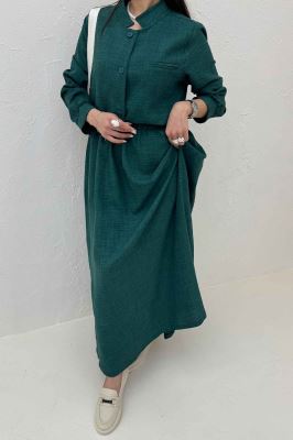 ست شانتون کت و دامن کلوش دافنه