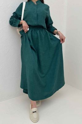 ست شانتون کت و دامن کلوش دافنه